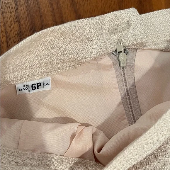 NWT Saville Suit Skirt & Blazer Classic Business Style Beige/Cream 6P Vintage - Picture 11 of 16